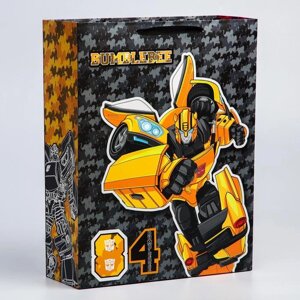 Пакет ламинат вертикальный "84", 31х40х11 см, Transformers