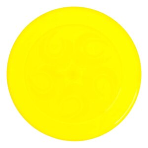 Летающая тарелка, 23 23 2,7 см, цвет жёлтый + мел в подарок