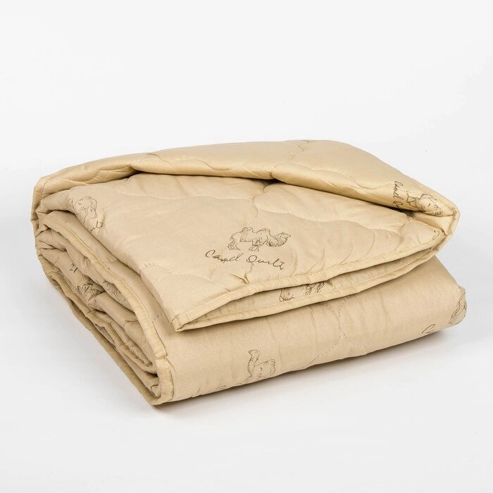 Одеяло Адамас «Верблюжья шерсть», размер 172х205  5 см, 300гр/м2, чехол п/э - обзор