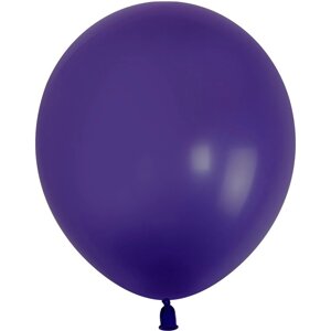 Шар латексный 12", пастель, 100 шт., фиолетовый