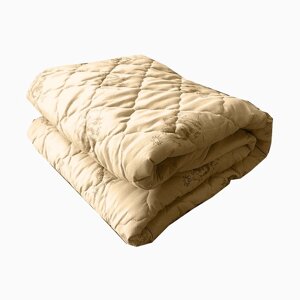 Одеяло многоигольная стежка Верблюжья шерсть 140х205 см 150 гр, пэ, конверт