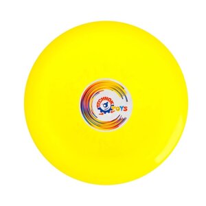 Летающая тарелка, 24 24 2,5 см, цвет жёлтый + мел в подарок