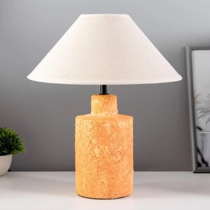 Настольная лампа "Келен" Е14 40Вт оранжевый 30х30х37см RISALUX