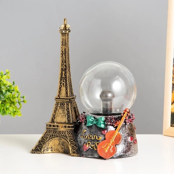 Плазменный шар "Эйфелева башня", 24 см RISALUX от компании Интернет - магазин Flap - фото 1