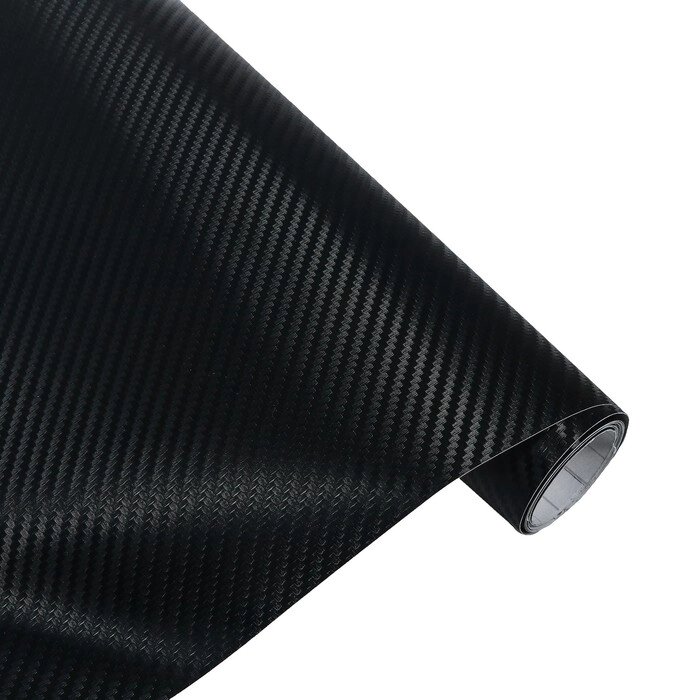 Пленка карбон 3D, самоклеящаяся, черный, 50x200 см от компании Интернет - магазин Flap - фото 1