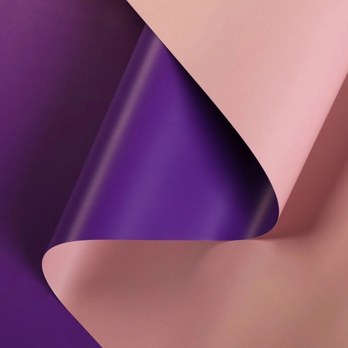 Плёнка матовая двусторонняя «Градиент», лаванда-фиолетовый, 0,5 х 10 м от компании Интернет - магазин Flap - фото 1