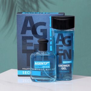 Подарочный набор для мужчин Agent Secret: гель для душа, 250 мл+ парфюмерная вода, 100 мл (по мотивам Blue Label