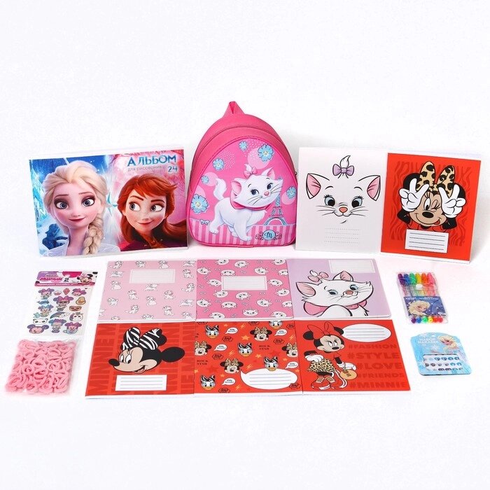 Подарочный набор первоклассника для девочек, 14 предметов от компании Интернет - магазин Flap - фото 1