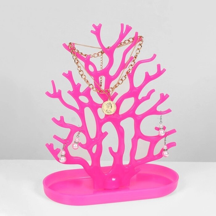 Подставка для украшений «Дерево», 241230 см, цвет розовый от компании Интернет - магазин Flap - фото 1
