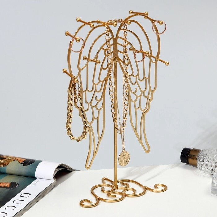 Подставка для украшений «Крылья ангела» 159,530, цвет золото от компании Интернет - магазин Flap - фото 1