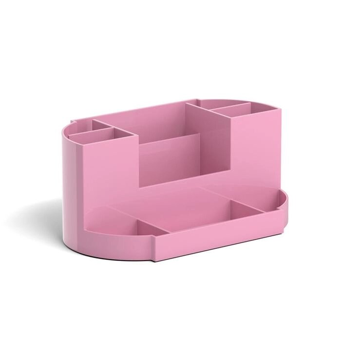 Подставка-органайзер для канцелярии ErichKrause Victoria, "Pastel", без наполнения, розовая от компании Интернет - магазин Flap - фото 1
