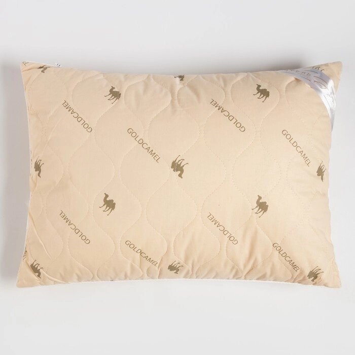 Подушка "Этель", подстёжка — верблюжья шерсть, 50х70 см, тик от компании Интернет - магазин Flap - фото 1