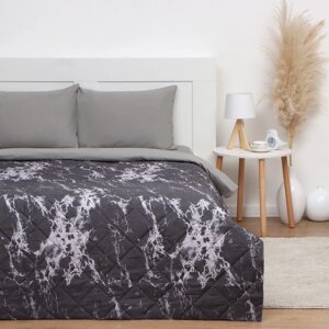 Покрывало LoveLife евро макси Gray marble, 240*2105см, микрофайбер, 100% п/э