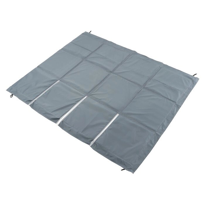 Пол для палатки "КУБ" LONG 2 2-х местный, ткань оксфорд 300, цвет серый от компании Интернет - магазин Flap - фото 1