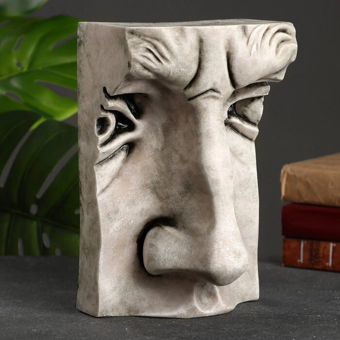 Полка "Нос Давида" серый камень, 28х18х14см от компании Интернет - магазин Flap - фото 1