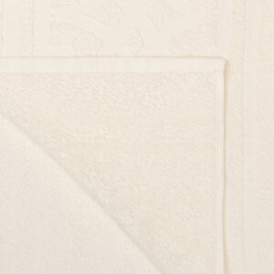 Полотенце махровое Арабский узор, 100х180см, цвет молочный, 300г/м, хлопок