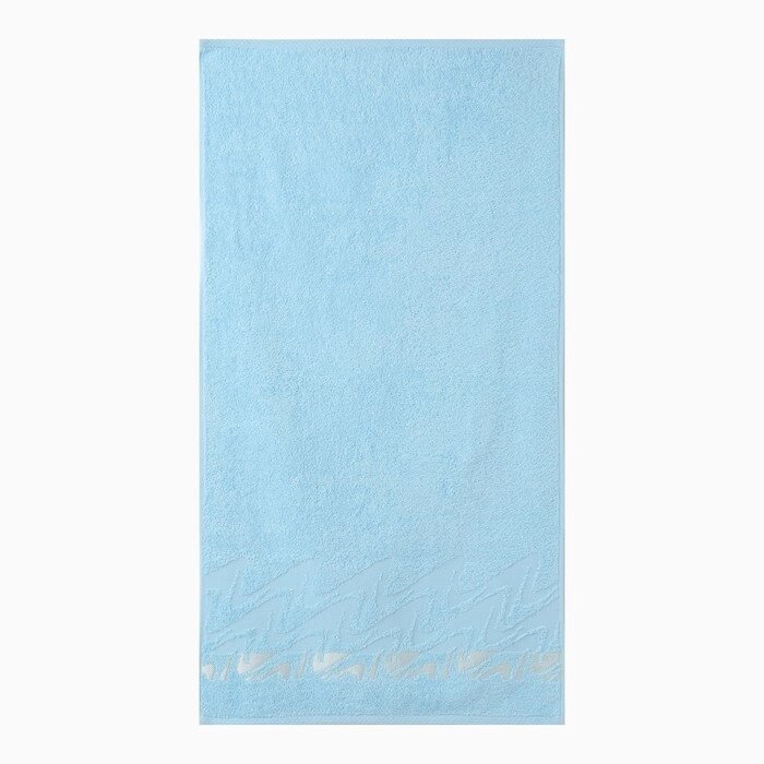 Полотенце махровое «Brilliance» 50х90 см, цвет голубой, 400 гр/м2 от компании Интернет - магазин Flap - фото 1