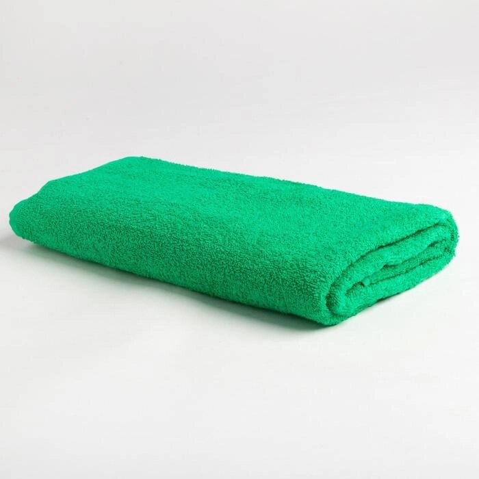 Полотенце махровое Экономь и Я 70х130 см, цв. зеленый, 100% хлопок, 320 гр/м2 от компании Интернет - магазин Flap - фото 1