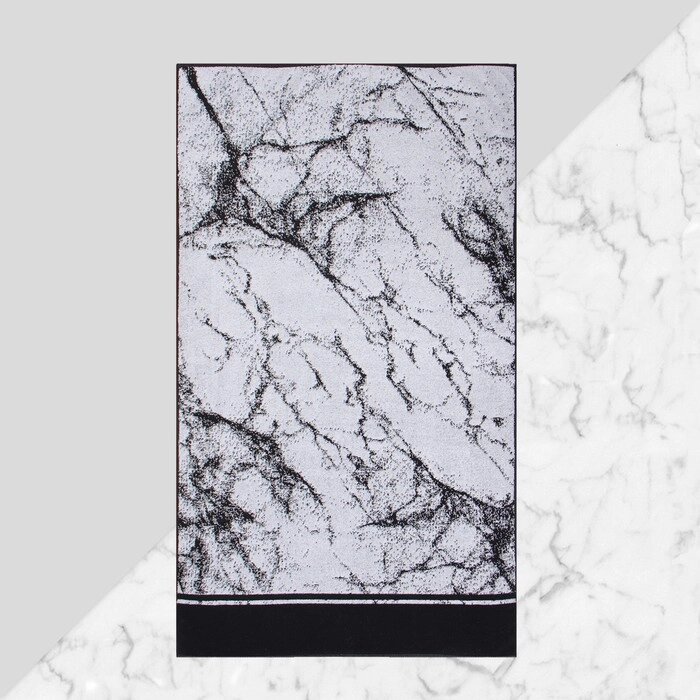 Полотенце махровое Этель Granite, 50х90см, 100% хлопок, 420гр/м2 от компании Интернет - магазин Flap - фото 1