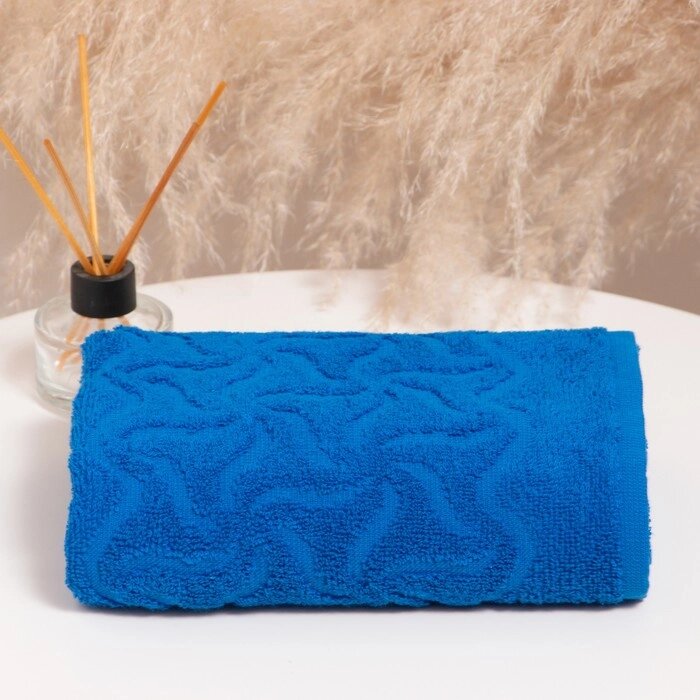 Полотенце махровое «Радуга» 100х150 см, цвет синий от компании Интернет - магазин Flap - фото 1