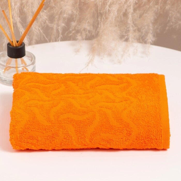 Полотенце махровое Радуга, 100х150см, цвет оранжевый, 295гр/м, хлопок от компании Интернет - магазин Flap - фото 1