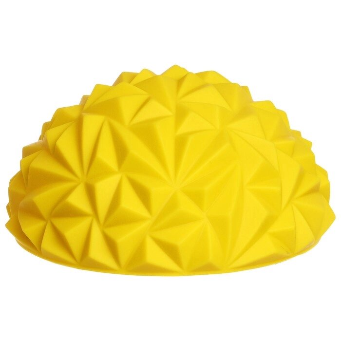Полусфера массажная ONLYTOP, 16х16х9 см, цвет жёлтый от компании Интернет - магазин Flap - фото 1