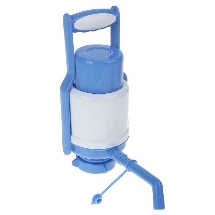 Помпа для воды LESOTO Universal, механическая, под бутыль от 11 до 19 л, голубая от компании Интернет - магазин Flap - фото 1