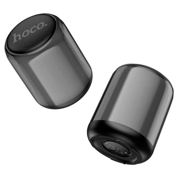 Портативная колонка Hoco BS56, 2-в-1, 10 Вт, кабель 1.3 м, BT5.2, USB/jack 3.5, AUX, чёрная   960393 от компании Интернет - магазин Flap - фото 1