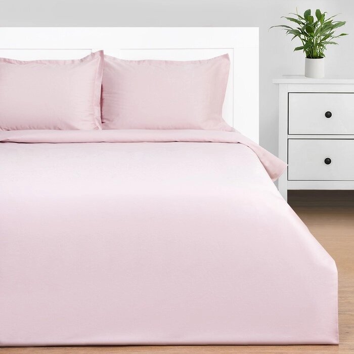 Постельное бельё Этель 2 сп Pink rose 175х215, 200х215, 50х70+3-2 шт, мако-сатин, 114г/м2 от компании Интернет - магазин Flap - фото 1