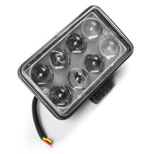 Противотуманная фара, 12 В, 8 LED, IP67, 6000 К, направленный свет