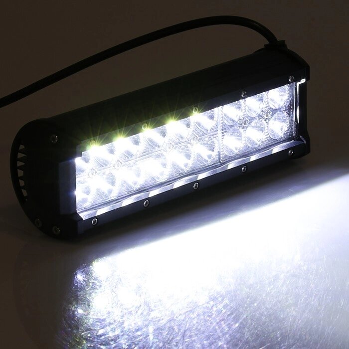 Противотуманная фара, 12В 18 LED, IP67, 54 Вт, 6000 К, направленный свет от компании Интернет - магазин Flap - фото 1