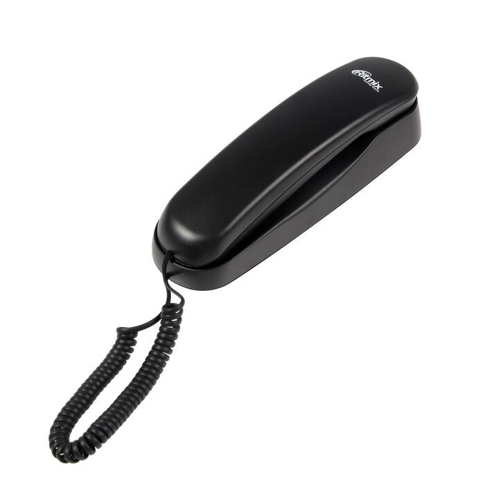 Проводной телефон Ritmix RT-002, пауза, повтор, импульсный набор, черный от компании Интернет - магазин Flap - фото 1
