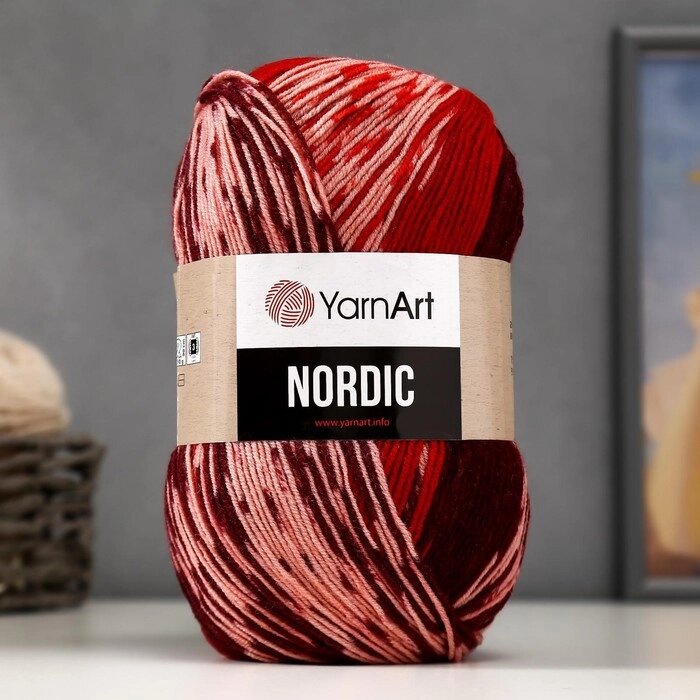 Пряжа "Nordic" 20% шерсть, 80% акрил 510м/150гр (664) от компании Интернет - магазин Flap - фото 1