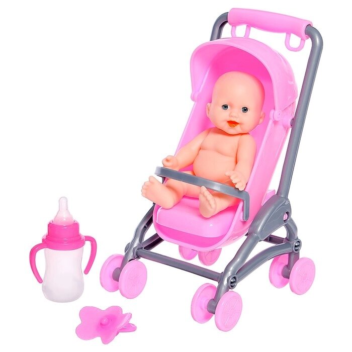 Пупс «Малыш» в коляске от компании Интернет - магазин Flap - фото 1