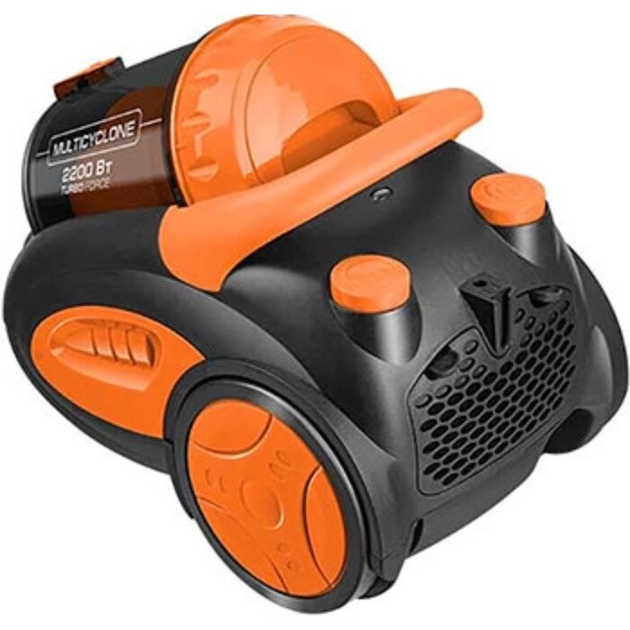 Пылесос Centek CT-2520 Orange, 2200/400 Вт, 2 л, мультициклон, оранжевый от компании Интернет - магазин Flap - фото 1