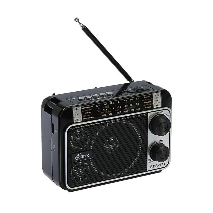 Радиоприёмник Ritmix RPR-171, FM, MP3, USB, AUX от компании Интернет - магазин Flap - фото 1