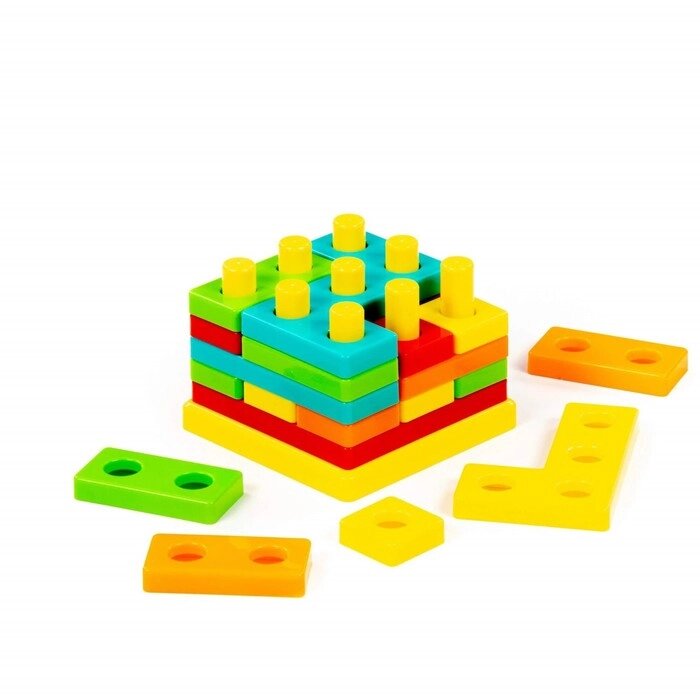 Развивающая игрушка «3D пазл» №1, 23 элемента от компании Интернет - магазин Flap - фото 1