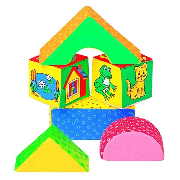 Развивающая игрушка «Кубики Домики» от компании Интернет - магазин Flap - фото 1