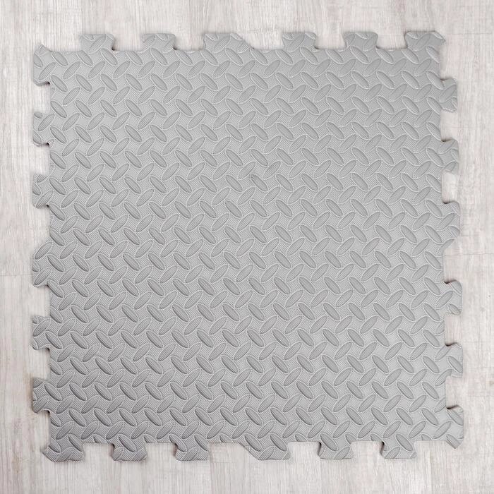 Развивающий коврик-пазл «Серый» 60х60х1 см от компании Интернет - магазин Flap - фото 1