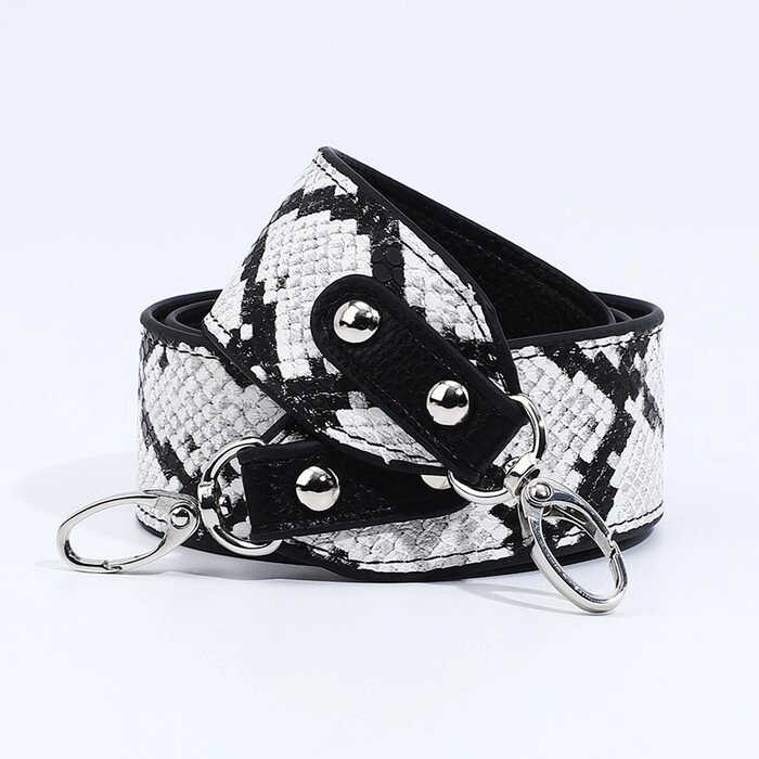 Ремень для сумки TEXTURA, цвет серый/чёрный от компании Интернет - магазин Flap - фото 1