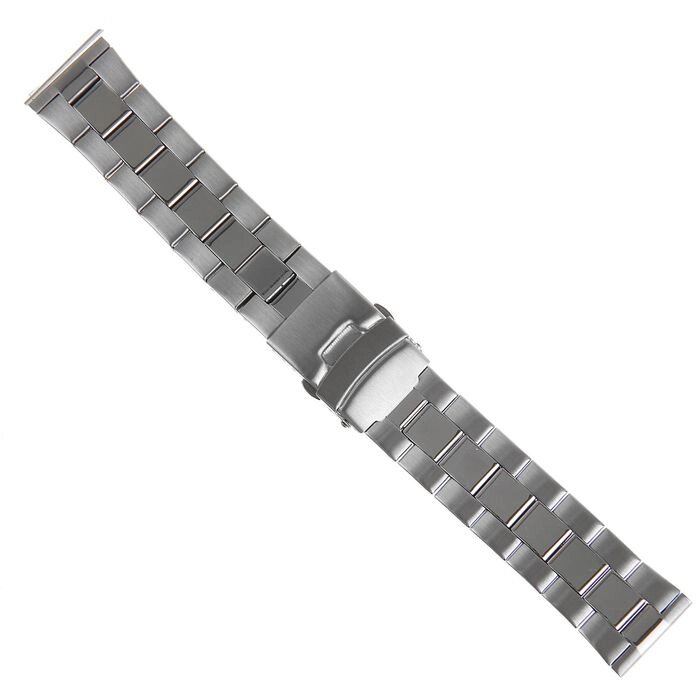 Ремешок для часов "Соломон", 22 мм, металл, l-18 см, серебристый от компании Интернет - магазин Flap - фото 1
