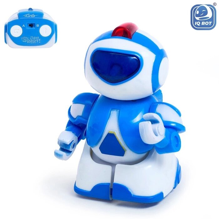 Робот радиоуправляемый «Минибот», световые эффекты, цвет синий от компании Интернет - магазин Flap - фото 1