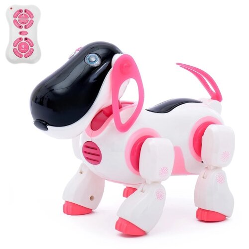 Робот собака «Ки-Ки», программируемый, на пульте управления, интерактивный: звук, свет, танцующий, музыкальный, на