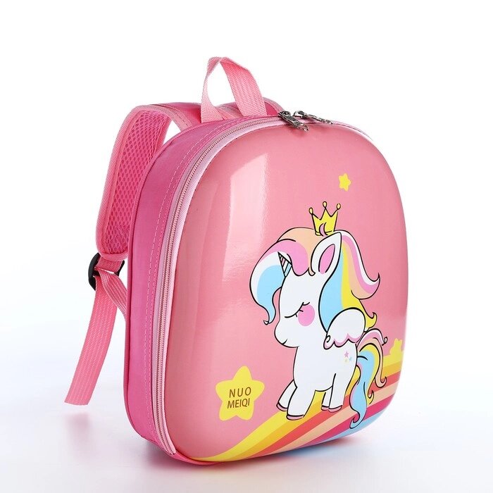 Рюкзак детский на молнии, цвет розовый от компании Интернет - магазин Flap - фото 1