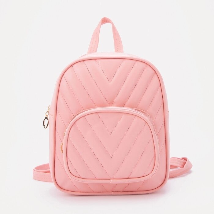 Рюкзак детский на молнии, цвет розовый от компании Интернет - магазин Flap - фото 1
