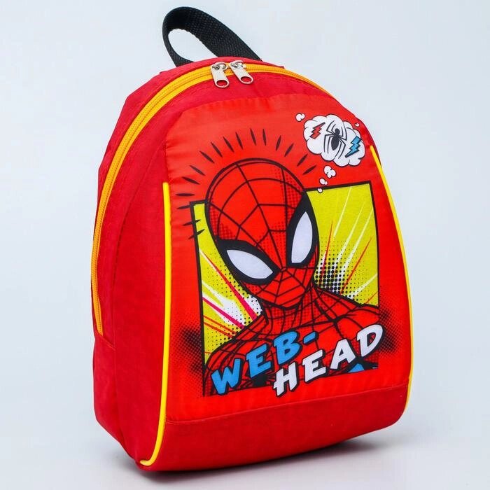 Рюкзак детский, отдел на молнии, 20 х 13 х 26 см "Супер-мен", Человек Паук от компании Интернет - магазин Flap - фото 1