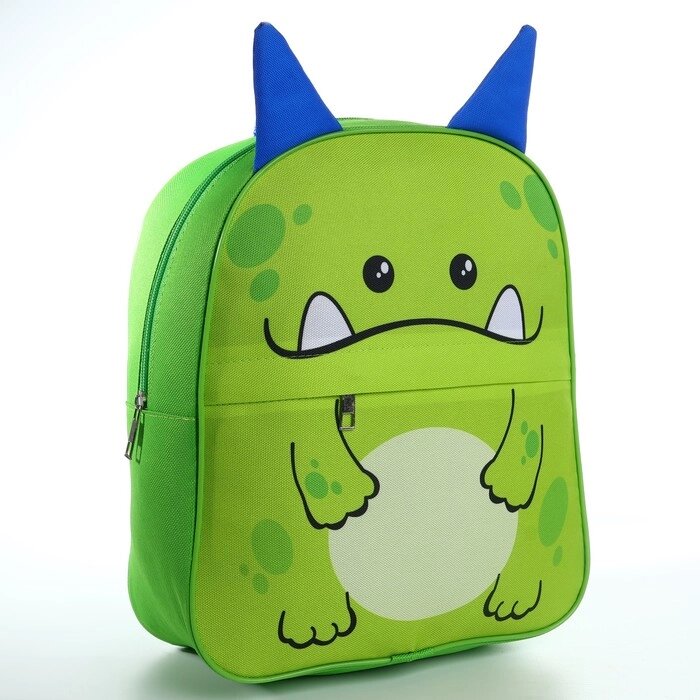 Рюкзак детский с карманом "Монстрик", 30*25 см от компании Интернет - магазин Flap - фото 1