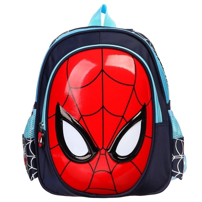 Рюкзак детский, Текстиль, 26 х 12 х 30 см "Спайдер-мен", Человек паук от компании Интернет - магазин Flap - фото 1