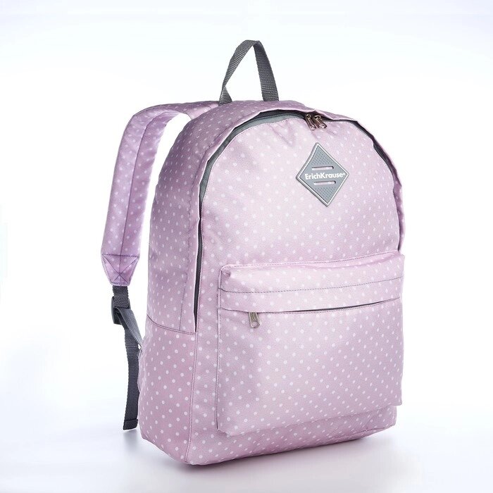 Рюкзак Erich Krause из текстиля на молнии, 1 карман, цвет розовый от компании Интернет - магазин Flap - фото 1
