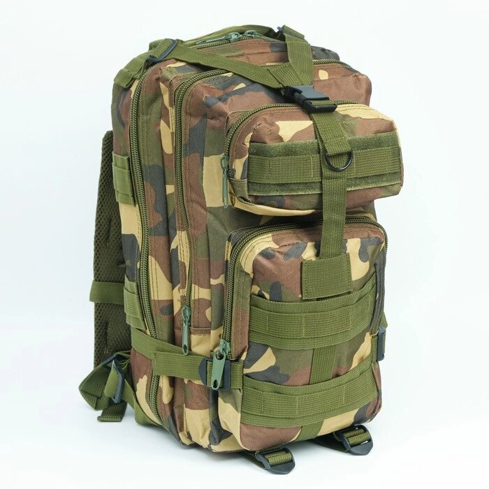 Рюкзак тактический "Аdventure", 26л, камуфляж темный, водонепроницаемый от компании Интернет - магазин Flap - фото 1